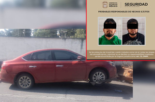 Los oficiales detuvieron a Juan “N” de 29 años, Juan “N” de 25 años y a un menor, quienes fueron trasladados a la Agencia del Ministerio Público correspondiente.