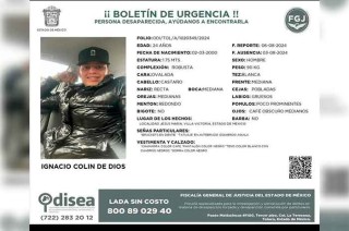 gnacio “N” había sido visto por última vez el pasado sábado en la comunidad de Jesús María a bordo de una camioneta