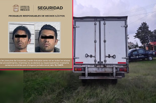 Carlos “N” de 31 años y a Juan “N” de 27 años y junto con los indicios, fueron trasladados ante la FGJEM, con sede en el municipio de Ixtlahuaca.