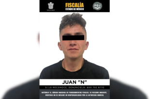 Juan “N”, alias “El Güero”, fue detenido por su probable participación en un homicidio ocurrido en Naucalpan en 2023.