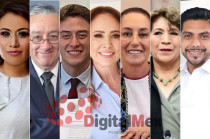 Ruth Salinas, Bernardo Barranco, Carlos Brito, Cristina Ruiz, Claudia Sheinbaum, Delfina Gómez, Adolfo Cerqueda 