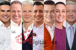Alejandro Moreno, Eruviel Ávila, Alfredo Del Mazo, Luis Donaldo Colosio, Juan Zepeda, Claudia Sheinbaum, AMLO