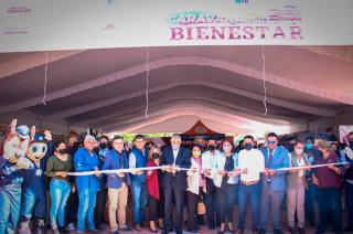 Rigoberto Cortés Melgoza celebró que la ciudadanía de la localidad se vea beneficiada con la entrega de miles de despensas totalmente gratuitas.