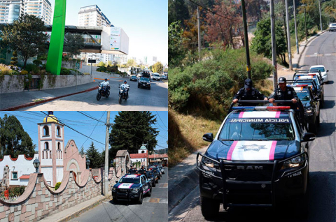 Se supervisaron eventos de alta afluencia y se reforzó la vigilancia con más de 100 elementos y 40 unidades móviles para garantizar tranquilidad a la población y visitantes.