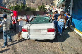 El conflicto se registró en la comunidad de Plaza Nueva, sobre la calle Emiliano Zapata, en las inmediaciones del Santuario de Chalma.