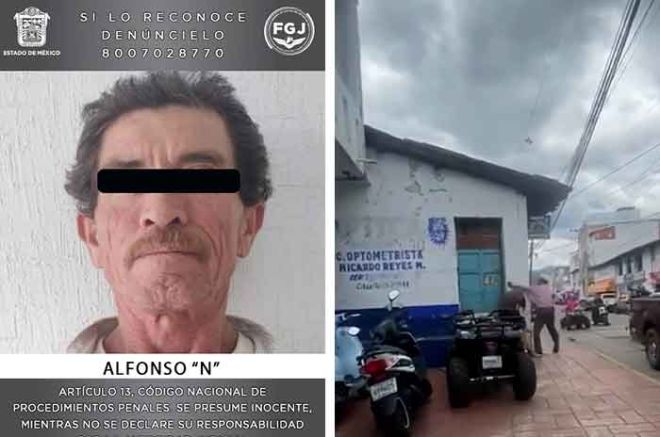 #Video: Graban a sujeto por golpear a una persona con bastón en #Tejupilco; ya fue detenido