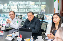 Destaca el alcalde Ricardo Moreno el trabajo coordinado contra la delincuencia.