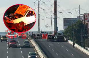 El accidente dejó cuatro lesionados, dos de ellos hospitalizados.