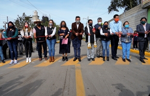 Inaugura alcalde de #SanMateoAtenco vialidad que conecta con #Metepec