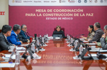 La gobernadora Delfina Gómez Álvarez da seguimiento al informe del Secretariado Ejecutivo del Sistema Nacional de Seguridad Pública, presentado en la conferencia La Mañanera del Pueblo.