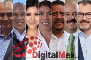 Rigoberto López, Manuel Vilchis, Carmen Albarrán, María Luisa Mendoza, Martín Zepeda, César Duarte, Luis Videgaray,