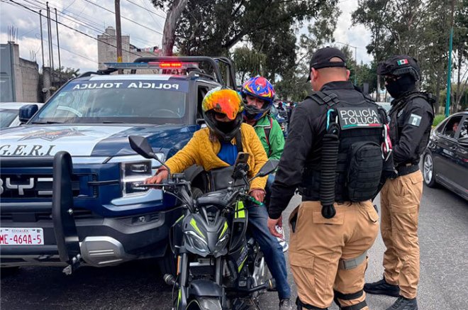 En Toluca han sido recuperados un total de 571 vehículos, además de reportarse 354 personas detenidas en lo que va de 2026.