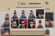 Los detenidos fueron remitidos, junto con lo decomisado ante la FGJEM con sede en el municipio de Chimalhuacán.