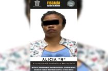 Alicia “N” fue detenida por elementos de la FGJEM.