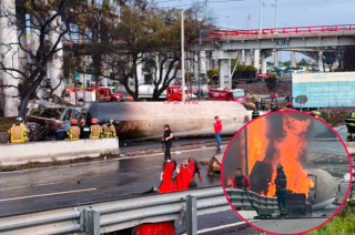 La pipa, que transportaba más de 49 mil litros de gas LP, volcó sobre la Calzada Ignacio Zaragoza, provocando una fuga masiva y posterior explosión.