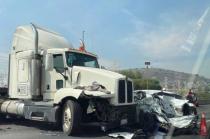 #Video: ¡Precaución! Accidentes en la México-Pachuca complican la circulación