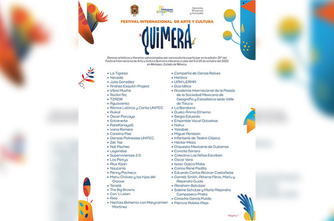 Entre los nombres más destacados se encuentran Heavy Nopal, Congal Tijuana, Fran Perea, Yucatán A Go Go, Chorizzo Blues, Iris Mx, Quetzal Groove, RockinTec, entre otros. 