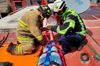 Para bajar a Maradonio N” hubo que realizar un empaquetamiento y maniobra de rescate
