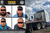 Celestino “N”, Juan Carlos “N”, Ricardo “N” y Miguel “N, quedaron a disposición de un Juez en el Centro Penitenciario y de Reinserción Social de Jilotepec.