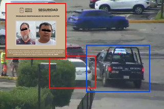 Policías en campo interceptaron la unidad y detuvieron a Julio “N”, de 45 años, y a Yoswen “N”, de 27 años.