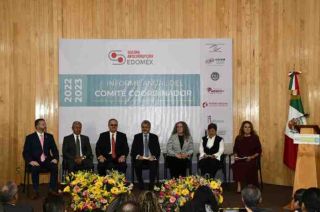 En el informe se destacan temas clave como el inicio de la implementación de la Política Estatal Anticorrupción (PEA) con 60 proyectos, 77 estrategias, 156 líneas de acción.