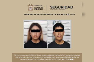 Los detenidos, junto con los indicios asegurados y la parte afectada, fueron presentados ante la Agencia del Ministerio Público con sede en Naucalpan.