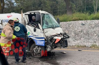 El accidente ocurrió frente al hotel La Los hechos se registraron la mañana de este martes. , en Metepec