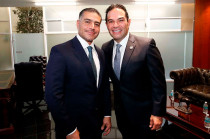 Omar García Harfuch, el senador panista Enrique Vargas del Villar presentó una iniciativa para reformar la Ley General del Sistema Nacional de Seguridad Pública.