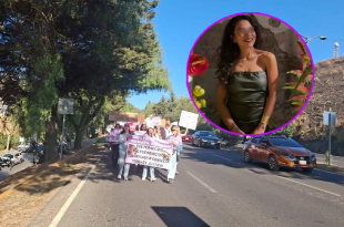 Familiares, amigos y vecinos se manifestaron en Bosque Esmeralda, en Atizapán de Zaragoza, para exigir justicia por Renata Palmer.