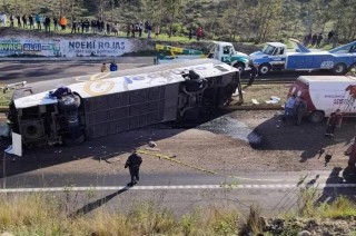 La unidad se dirigía a la terminal La Tapo, en la Ciudad de México.