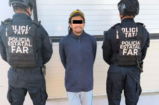 Por lo anterior, los uniformados detuvieron a Raúl “N”, de 32 años, quien tras conocer los derechos que la ley le confiere