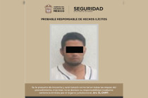 Gervasio ‘N’, de 34 años, fue detenido por elementos de la SSEM en Tenango del Valle y puesto a disposición del Ministerio Público