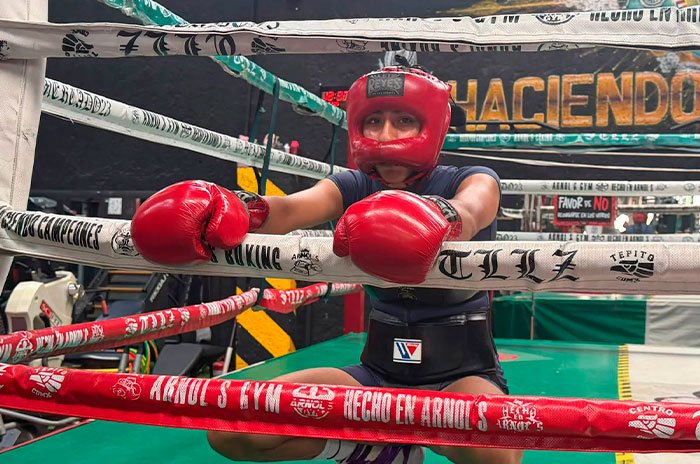 Valeria Pérez intensifica su preparación con ocho rounds diarios de sparring para mantener su paso ganador en el boxeo profesional.