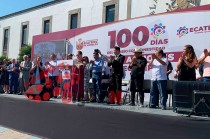 Anunció una inversión histórica de 700 mdp en agua potable y la próxima llegada de 500 patrullas.