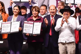 Participa la Mandataria mexiquense en el Encuentro Nacional Municipal convocado por la Presidenta Claudia Sheinbaum Pardo.