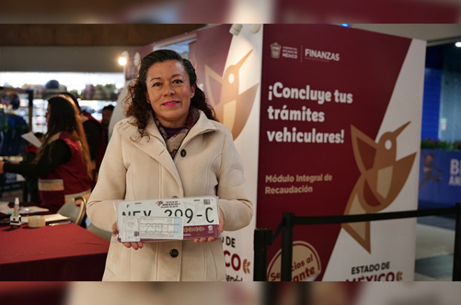 Contribuyentes pueden realizar el trámite de alta vehicular y recibir placas a domicilio.