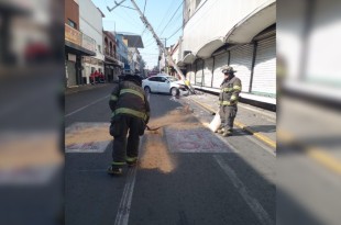 Los hechos sucedieron sobre la calle Ignacio López Rayón entre Primero de Mayo e Independencia en la Colonia Centro.