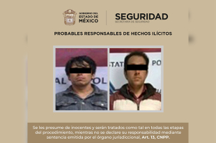 Los detenidos, junto con lo decomisado, fueron presentados ante la Agencia del Ministerio Público.