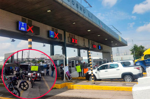 Los inconformes levantaron las plumas de acceso y permitieron el paso libre de los automovilistas