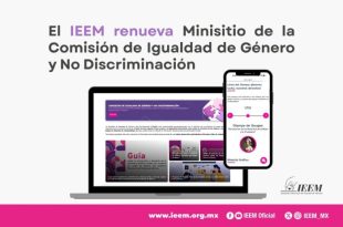 El IEEM presentó la nueva versión del minisitio de la Comisión de Igualdad de Género y No Discriminación.