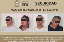 Los sospechosos, fueron trasladados a la Agencia del Ministerio Público correspondiente, donde se definirá su situación jurídica.