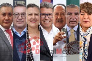 César Agustín Hernández, Pedro Zenteno, Mónica Álvarez, Ricardo Monreal, Leonel Godoy, Adán Augusto López, Delfina Gómez 