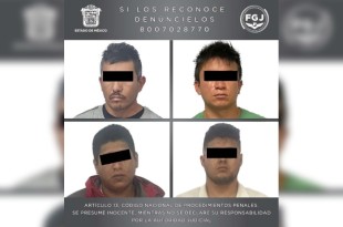 Los probables implicados fueron ingresados al Centro Penitenciario y de Reinserción Social de Chalco, a disposición de la Autoridad Judicial, quien habrá de determinar su situación legal.