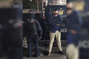 Detención de Alexis “N” de 33 años.