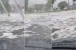 La lluvia no ha llegado a esos grandes contenedores de agua, pero sí, a las ciudades