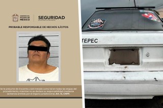 Elementos detuvieron a un hombre sospechoso de informar movimientos policiales usando un radio y un celular.