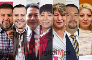 Cristian Campuzano, Agustín Barrera, Mario Delgado, María Esther Rodríguez, Delfina Gómez, Isidro Rogel, Macarena Montoya