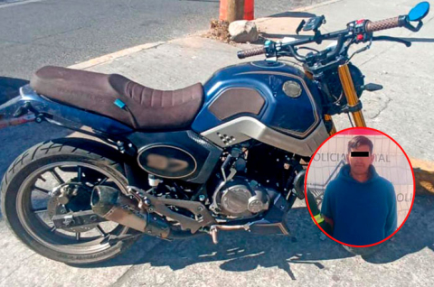 Durante la inspección le hallaron tres teléfonos, uno reconocido por la víctima; fue trasladado a la Fiscalía en Metepec y lo investigan por más robos.