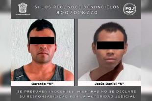 Jesús Daniel “N” y Gerardo “N” integrantes de grupo criminal