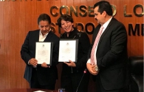 Entregan Constancia de Mayoría a Delfina Gómez, Higinio Martínez y Juan Zepeda